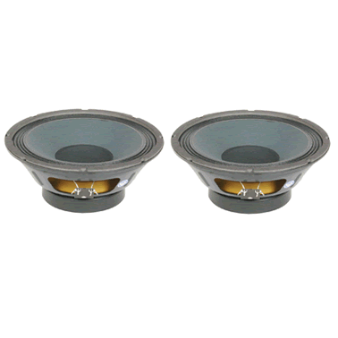 PAIR PACK (x2) Eminence LEGEND BP102 4ohm 10" 200watt Speaker